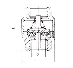進(jìn)口內(nèi)螺紋立式止回閥